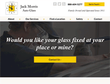 Tablet Screenshot of morrisglass.com